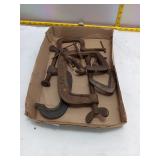 C-Clamps Assorted Sizes - Lot of 6