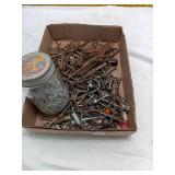 Box Lot - Assorted Hardware & Fasteners