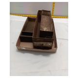 Vintage Metal & Wood Tool Tray Lot