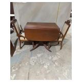 Vintage Drop-Leaf Table & 3 Eastlake Chairs