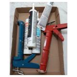 Caulk Guns & Caulk - 2 Guns, 7 Tubes
