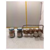 Vintage Jar Lot - Miracle Whip & Mason Jars