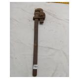 Vintage Pipe Wrench - Heavy Duty Steel