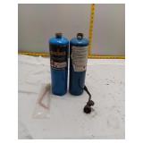 Bernzomatic Torch Set w/ 2 Tanks & Tips