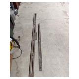 Spirit Level & Slotted Steel Bar - 2pc