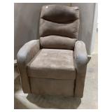 Recliner Chair - Taupe Microfiber