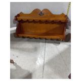 Decorative Wood Wall Shelf - Scalloped Edge
