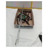 Box Lot - Garage Hooks, Brackets & Hardware