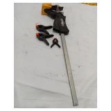 Box Lot - Bar Clamps & Spring Clamps
