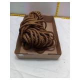 Twisted Natural Fiber Rope Coil