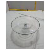 Clear Glass Pedestal Cake Stand