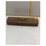 Vintage Metal Tool Box w/ Handle