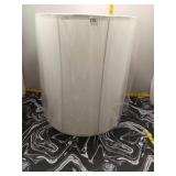 Large Drum Lamp Shade - White, ~24in Tall