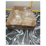 Vintage Glass Lids, Covers & Serving Pieces