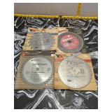 Saw Blades Lot of 4 - 7in & 7-1/4in
