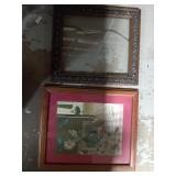 Vintage Still Life Print + Ornate Empty Frame