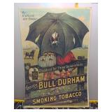Bull Durham Smoking Tobacco Vintage Ad Poster