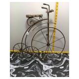 Vintage Penny-Farthing Tricycle Decor, Iron