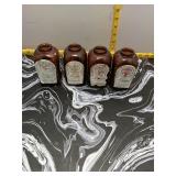 4 Levi Garrett & Sons Snuff Bottle, Amber Glass