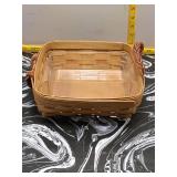 Longaberger Handmade Basket w/ Plastic Liner