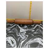 Vintage Wood Rolling Pin - One-Piece Style
