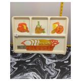 Serv-It-All Vintage Divided Food Tray
