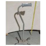 Quad Cane - Adjustable Offset Handle