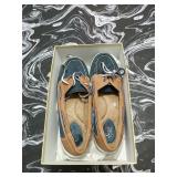 Clarks Boat Shoes - Navy/Tan Two-Tone
