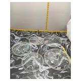 Clear Glass Pot Lids - Set of 4