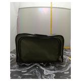 Dark Green Zip Travel Bag - Cosmetic/Toiletry