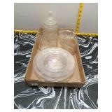 Vintage Clear Glass Tableware Collection