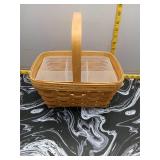 Longaberger Classic Baskets Basket w/ Divider