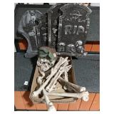 Halloween Graveyard Decorations & Skeleton Parts