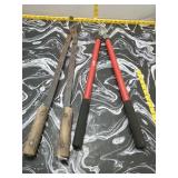 Lot of 2 Long-Handle Bolt Cutters