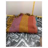 Handwoven Fringed Blanket/Throw
