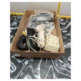 Mixed Cable & Power Lot - Cords, Splitter