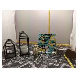 Home Decor Lot - Lanterns, Cutting Boards & More