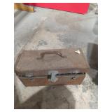 Vintage Metal Tackle Box w/ Fishing Lures