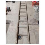 Vintage Wooden Extension Ladder