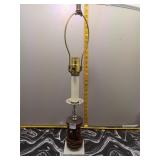 Vintage Hourglass-Base Table Lamp
