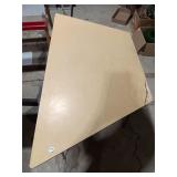 Trapezoid Activity Table w/ Metal Legs