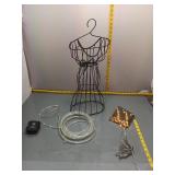 Wire Dress Form Mannequins & String Lights