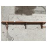 Wooden Wall-Mount Gun/Rifle Display Rack