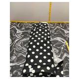 Black & White Polka Dot Fabric Piece