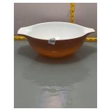 Pyrex Cinderella Mixing Bowl - Orange/Brown