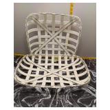The Spring Shop White Lattice Basket Tray