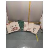 6 Christmas Santa Sacks & Holiday Bags