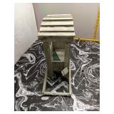 Wooden Market Cart & Lantern Set
