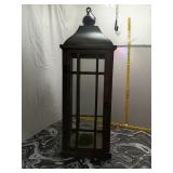Large Decorative Lantern w/ Metal Roof