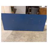 Folding Banquet Table - Blue Top